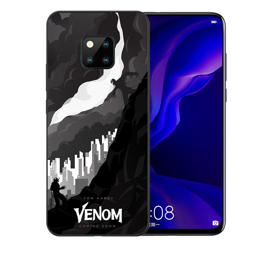 Ốp Lưng Chất Liệu Silicone Họa Tiết Biểu Tượng Venom Độc Đáo Dành Cho Huawei Mate 10 20 Lite Pro Nova 2i 3 3i 4 Lite