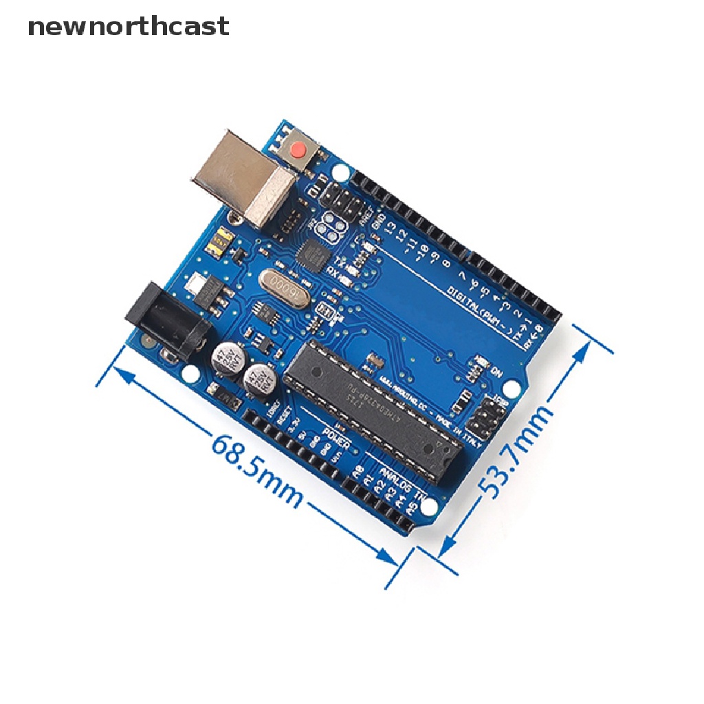 [newnorthcast] UNO R3 ATMEGA16U2+MEGA328P Chip for Arduino UNO R3 Development Board + USB CABLE 