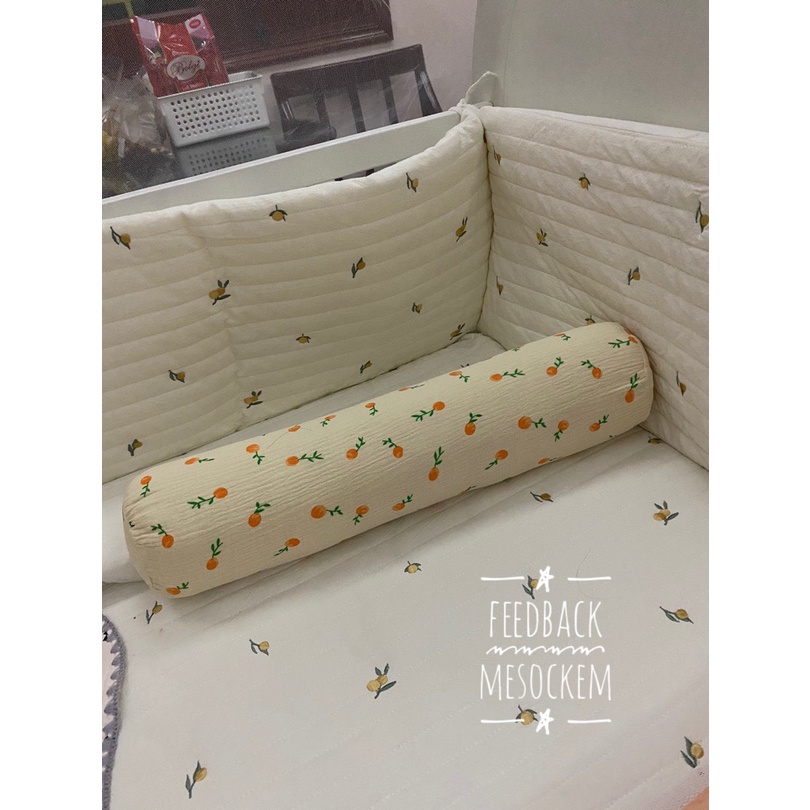 (HỎA TỐC) Gối ôm xô muslin dành cho bé MESOCKEM