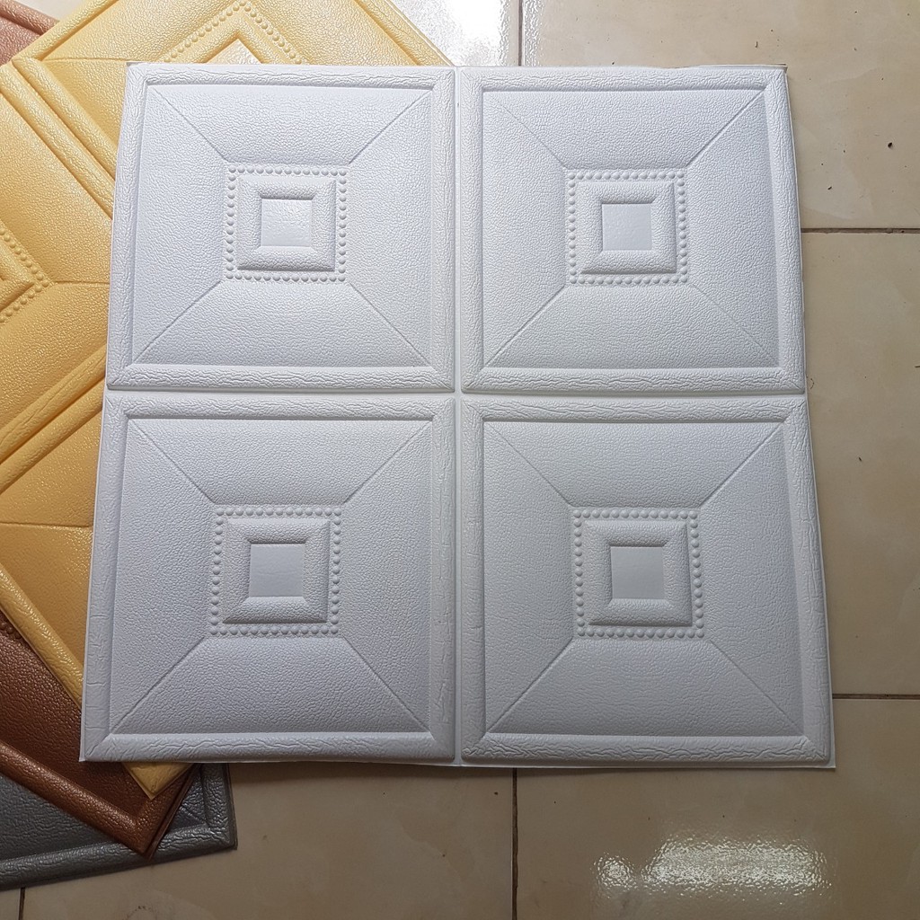 Xốp dán tường - Giả da cách âm cách nhiệt trang trí cho ngôi nhà thân yêu