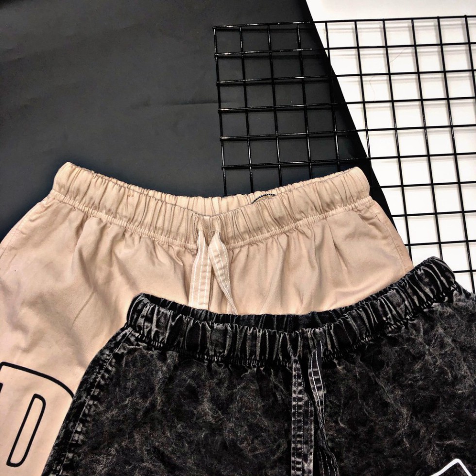 Quần Short Kaki Thun In RHUDE 2 Màu Tie Dye và Tan (hình shop tự chụp) [ẢNH THẬT]