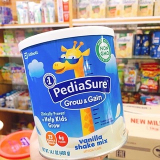 Sữa Pediasure Grow and Gain cho bé từ 2 tuổi hộp 400 gr nhập khẩu từ Mỹ