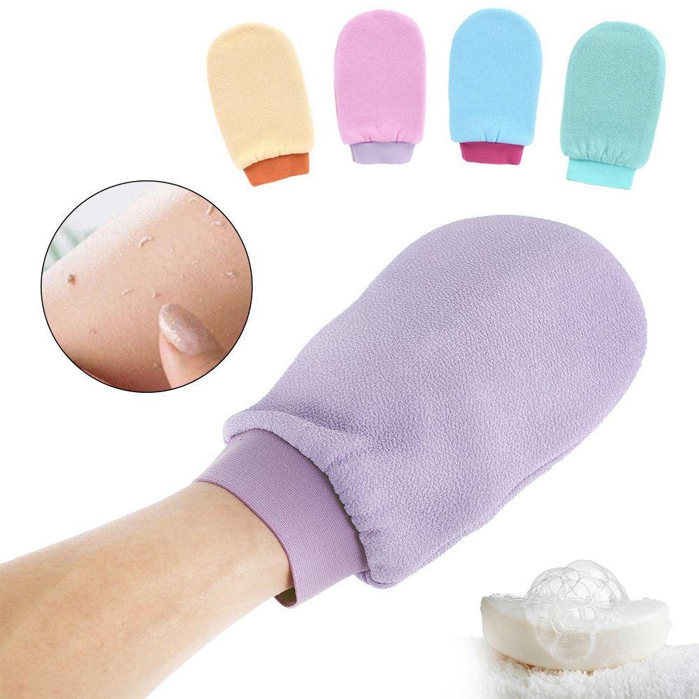 Găng tay đi tắm Hai Mặt Tẩy Tế Bào Chết Tiện Dụng