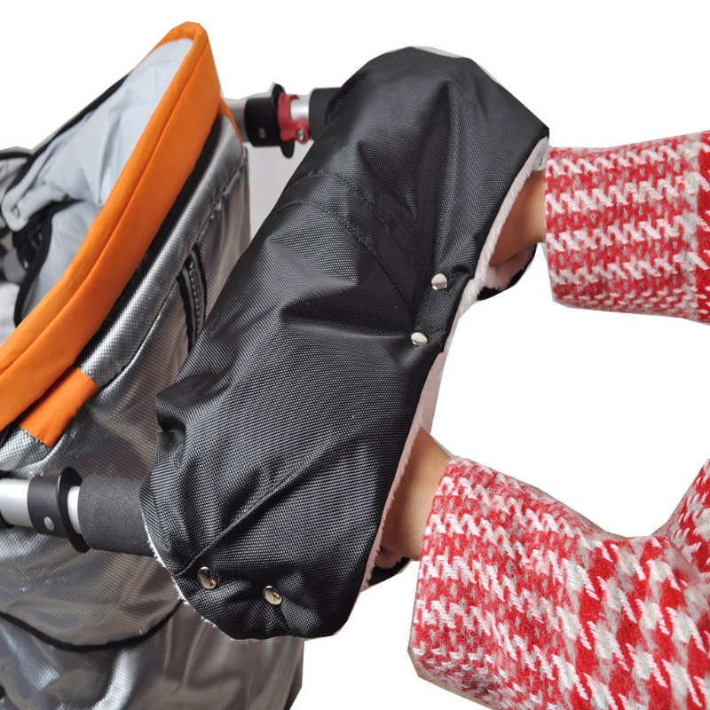 Găng Tay Giữ Ấm Mùa Đông Dày Dặn Thông Dụng Cho Xe Đẩy Em Bé