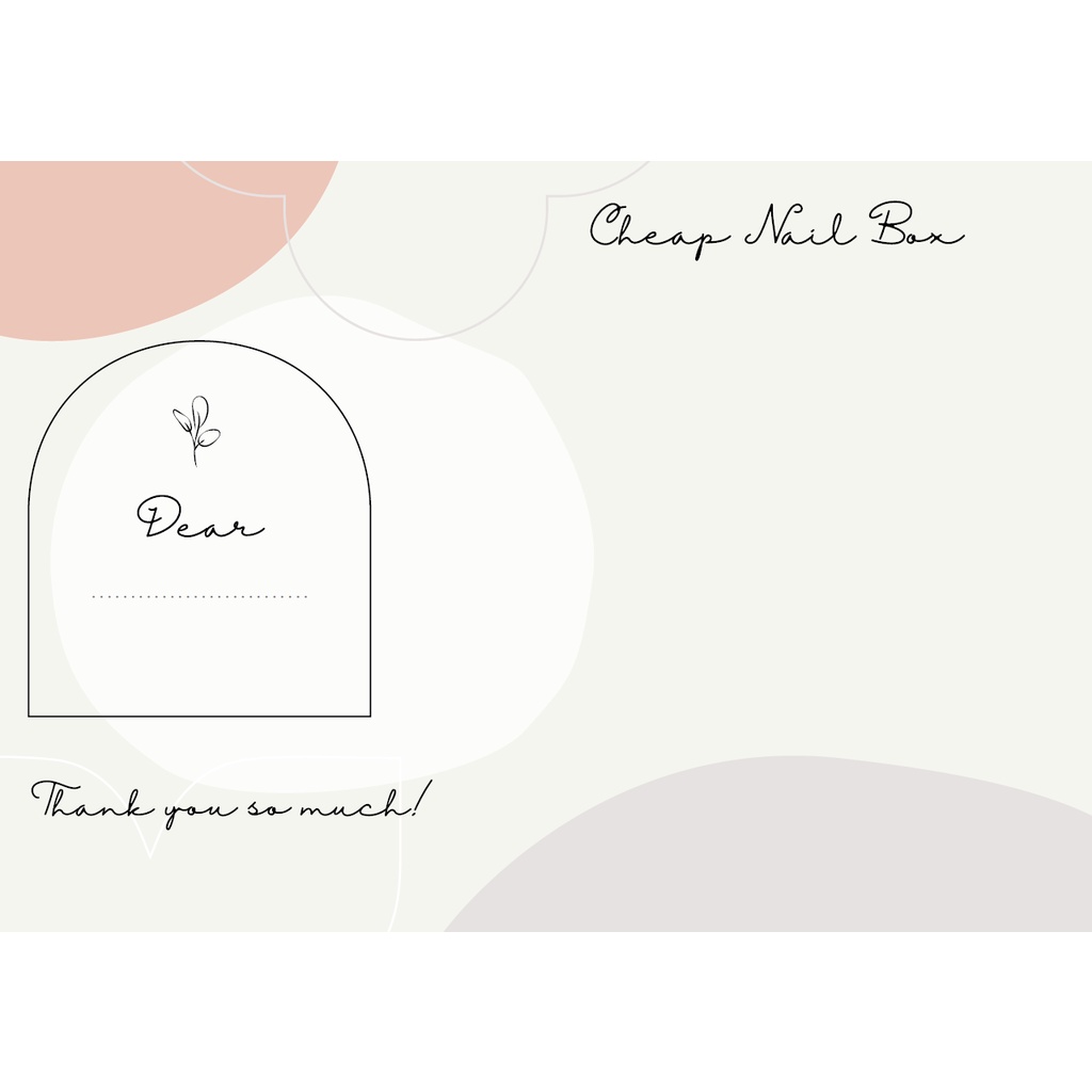 Thiết kế, in nail box, tag dán nail theo yêu cầu