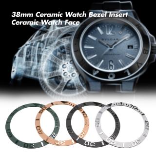 38mm Ceramic Watch Bezel Insert For 40mm Mens Watch Face Watches Replace Accessories Inner Diameter 30.7mm