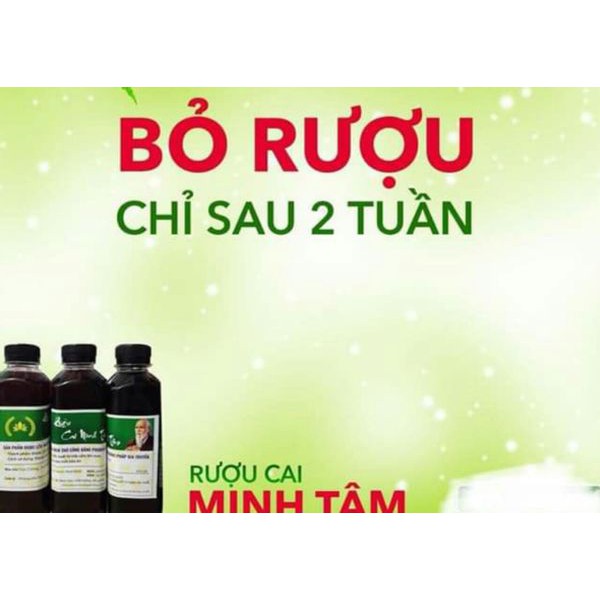 Sản phẩm Cai rượu Minh Tâm chai 350ml