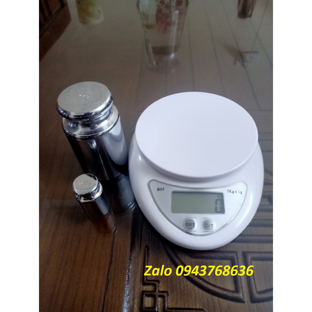 [Video Tự Quay]Cân Điện Tử Thực Phẩm Nhà Bếp Mini Electronic Kitchen Scale Cân Thực Phẩm 5Kg /1G Kèm Pin AAA