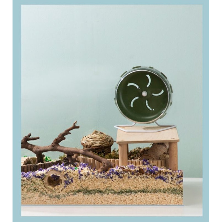 Wheel nhựa silent đa sắc màu cho hamster
