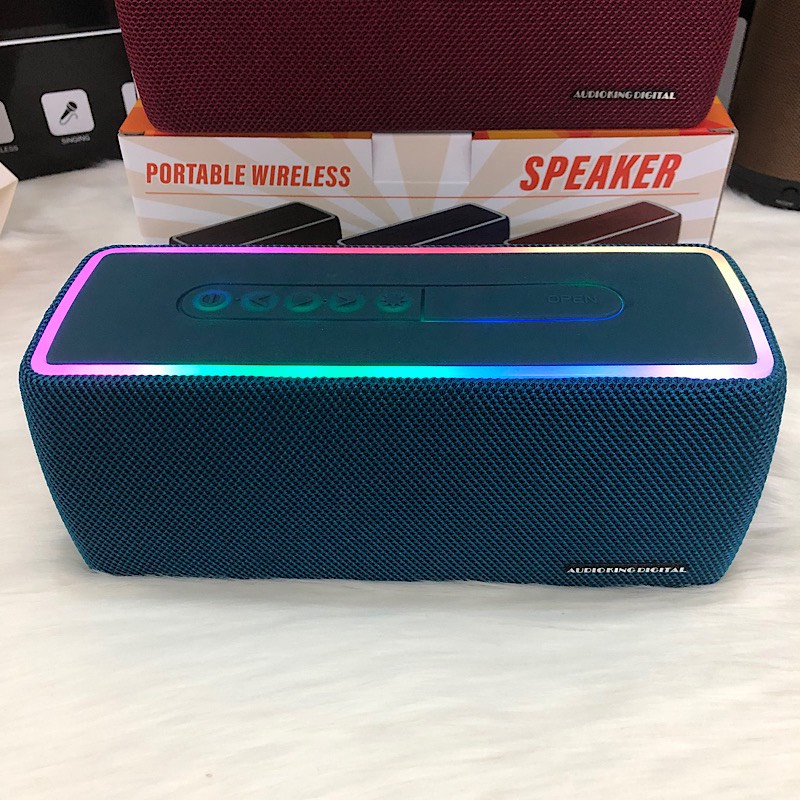 Loa bluetooth W3 mới nhất 2 loa đèn leb công suất lớn không dây âm thanh siêu hay bass khỏe Bảo hành 12 Tháng 1 đổi 1