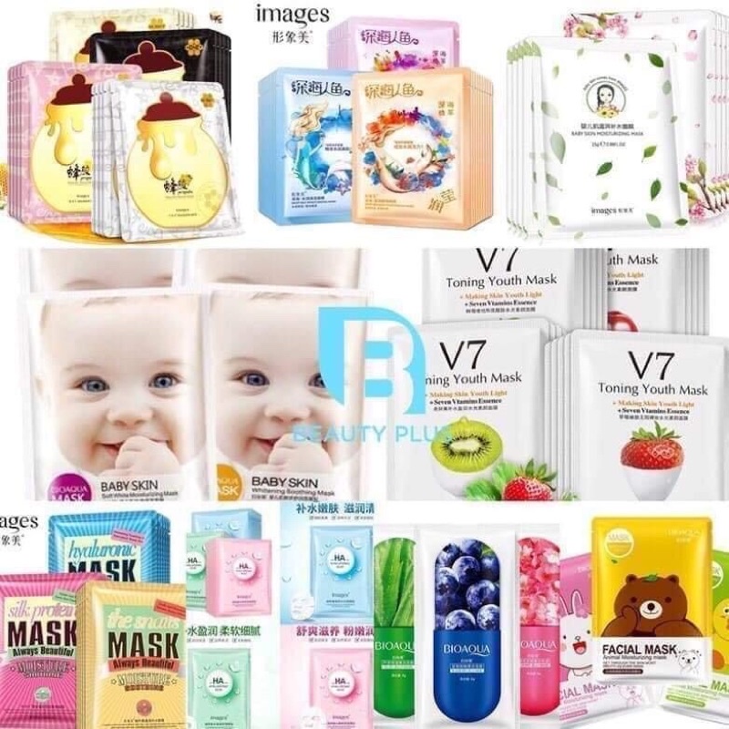 MẶT NẠ GIẤY HÀNG NỘI ĐỊA SỊN SÒ