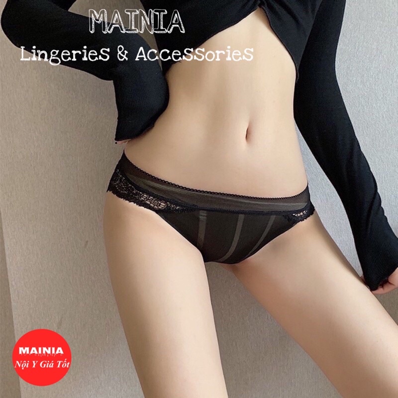 [Có M] Quần Lót Ren Lụa Xuyên Thấu Sexy Gợi Cảm Cao Cấp Quần Chíp Ren Mainia Shop