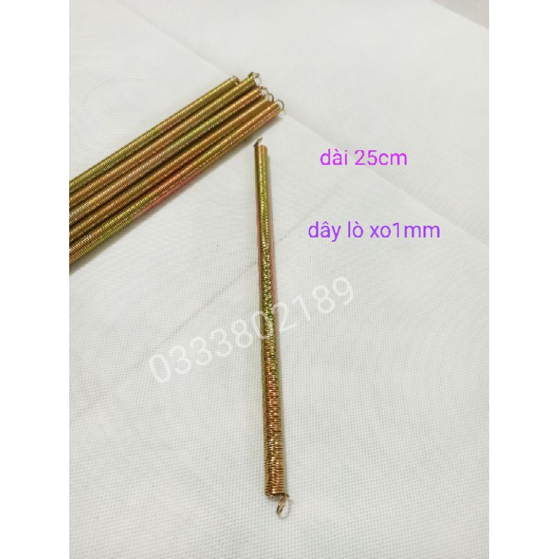 LÒ XO kéo thép mạ - dây thép 1mm-1.2mm.