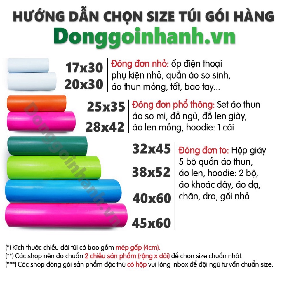 [20x30cm] 10 Túi Gói Hàng, Đóng Hàng, Niêm Phong, Bao Bì Gói Hàng Tự Dính