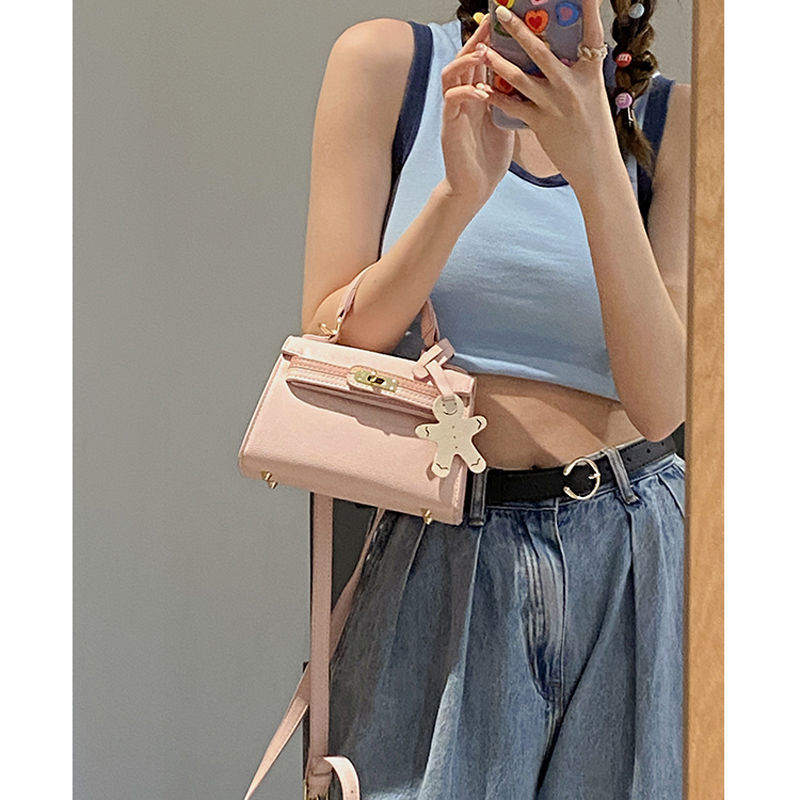 Online Red Western Style High Sense Bag Female Summer2021New Trendy Fashion Best-Seller Crossbody Bag All-MatchinginsKelly Bag