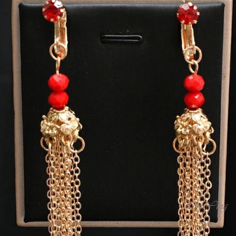 GETNOIVAS Bộ Vương Miện Và Bông Tai Phong Cách Cổ Điển Trung Hoa