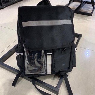 (Hàng có sẵn màu đen) Balo nam nữ backpack basic phản quang B13