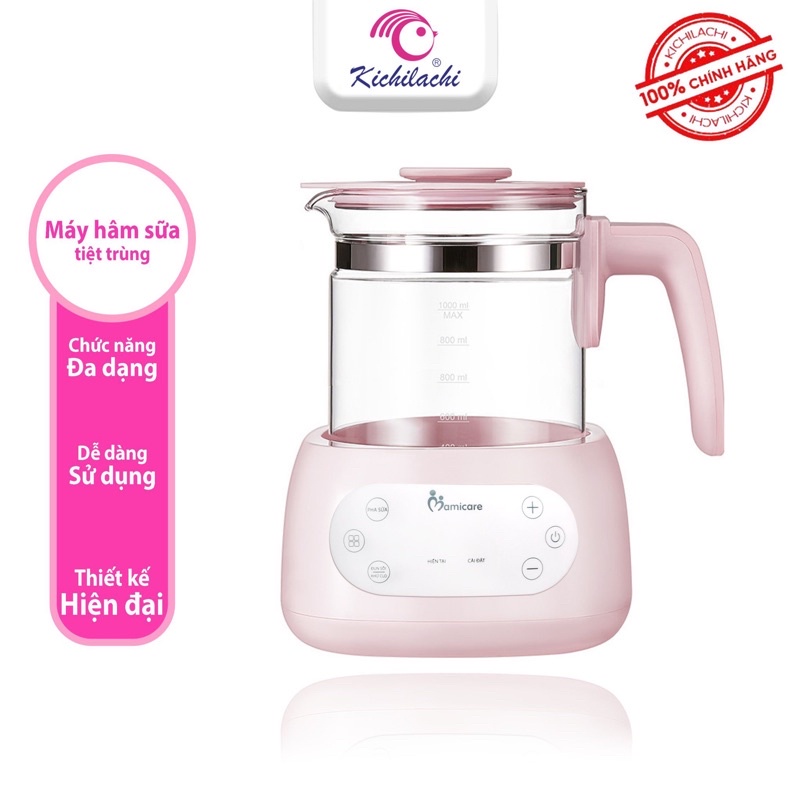 Máy đun nước pha sữa thông minh KICHILACHI MAMICARE, dung tích 1200ml đáp ứng đủ cho cả gia đình