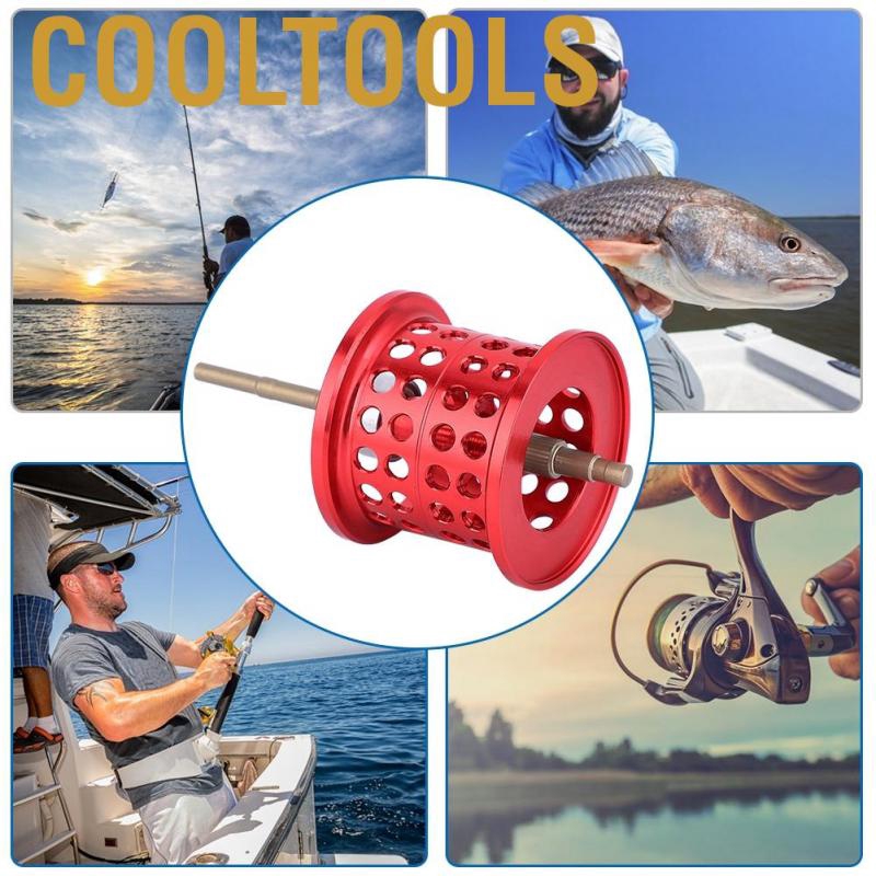 Cooltools Aluminum Fishing Round Bearing Reel Spool for PMAX3/BMAX3/SMAX3 Casting Reels