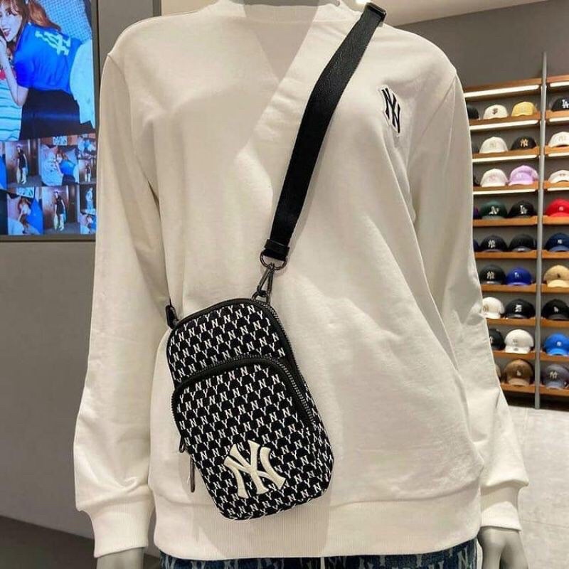 Túi MLB NY mini cross Bag Black