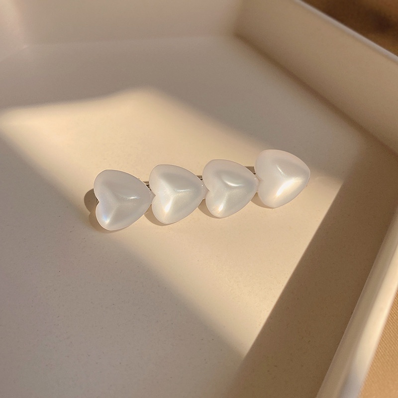 Kẹp tóc mỏ vịt phủ mắt mèo phong cách nàng tiên cá xinh xắn cho nữ