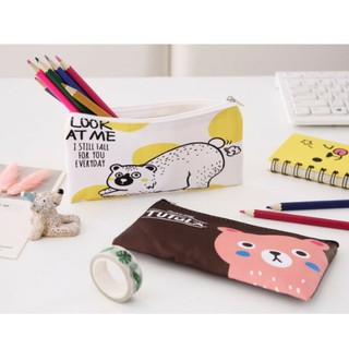 Ví đựng bút 💖FREESHIP💖Ví đựng dụng cụ học tập da mềm siêu cute nhỏ gọn