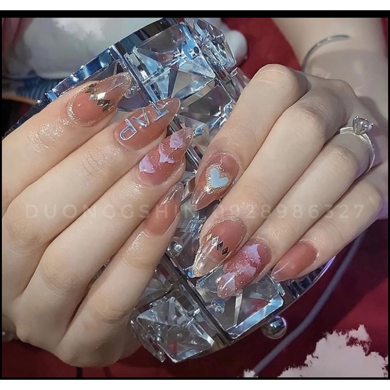 Sơn thạch MLADEA sơn móng tay tone màu thạch hồng đỏ nâu xanh mã 19 đến 36