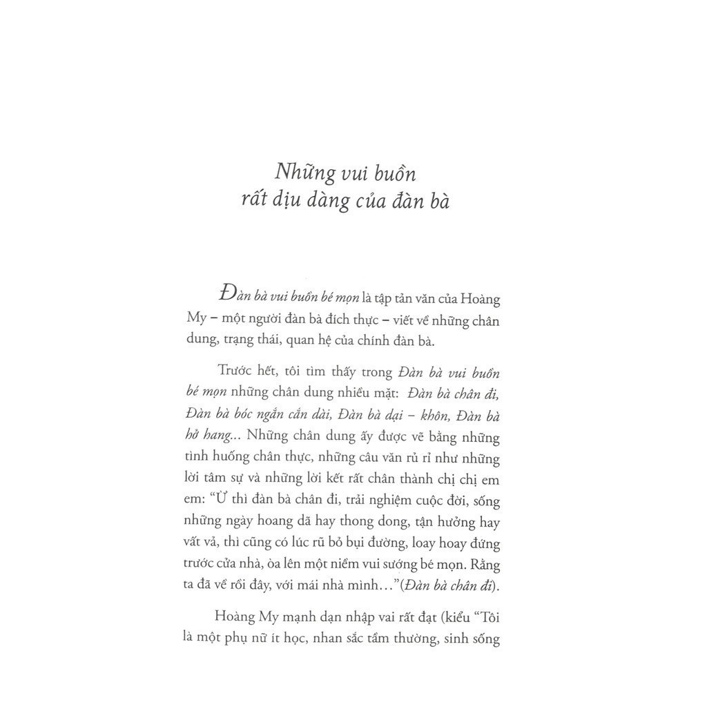 Sách - Đàn Bà Vui Buồn Bé Mọn [AlphaBooks]