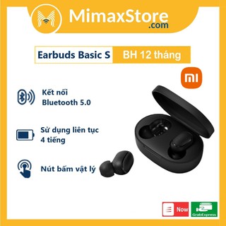 [Hỏa Tốc - HCM] Tai Nghe Bluetooth Xiaomi Mi True Wireless Earbuds Basic S - ZBW4502GL | Bảo Hành 12 Tháng | Mimax Store