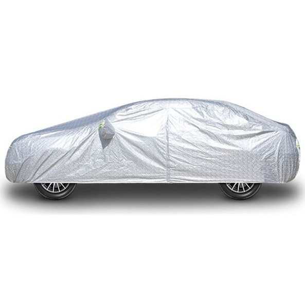 Bạt phủ ô tô xe hơi 3 lớp cao cấp, chống xước, chống cháy, chống nắng mưa bụi bẩn, có đủ cho mọi loại xe (Tặng túi đựng)