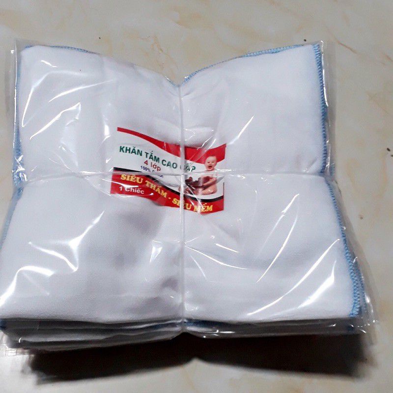 combo 10 khăn tắm 4 lớp rẻ