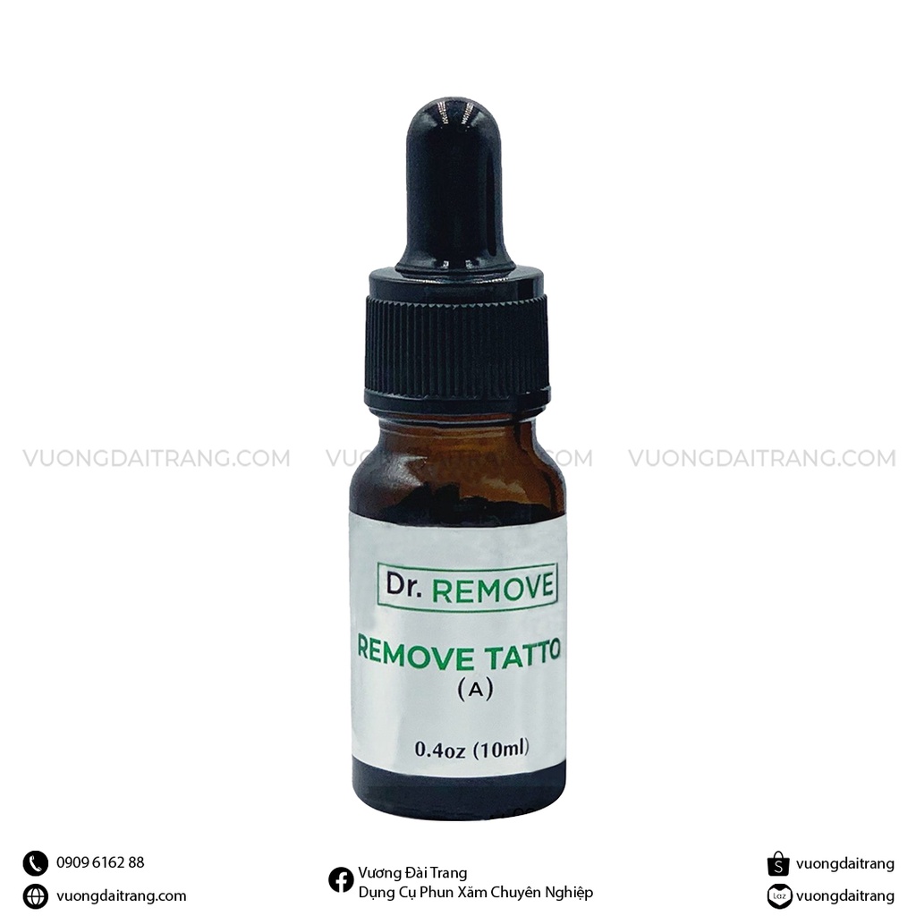 Dung dịch xoá Dr.Remove Tattoo - Chiết 3,3ml