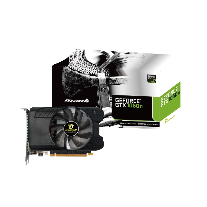 Card màn hình MANLI GeForce GTX 1050 Ti 4GB - Bảo hành chính hãng 36 Tháng