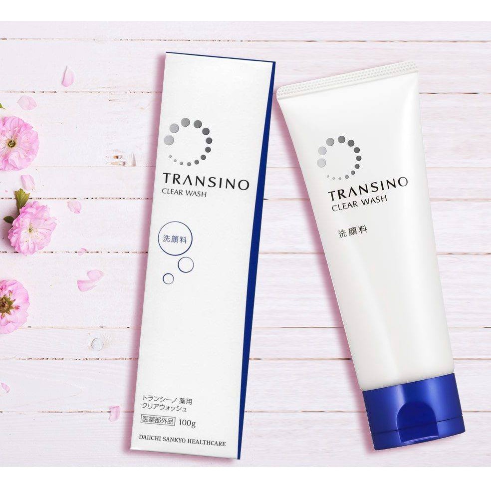 Sữa rửa mặt Transino Clear Wash Nhật Bản 120g