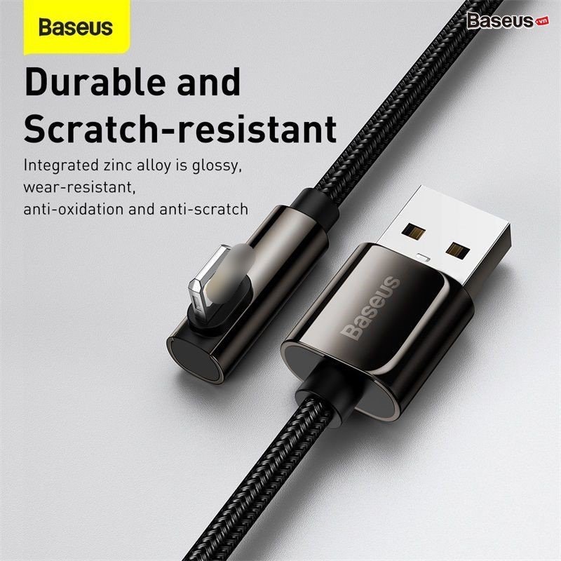 Cáp sạc I.P đầu gâp chữ L Baseus Legend Series Elbow