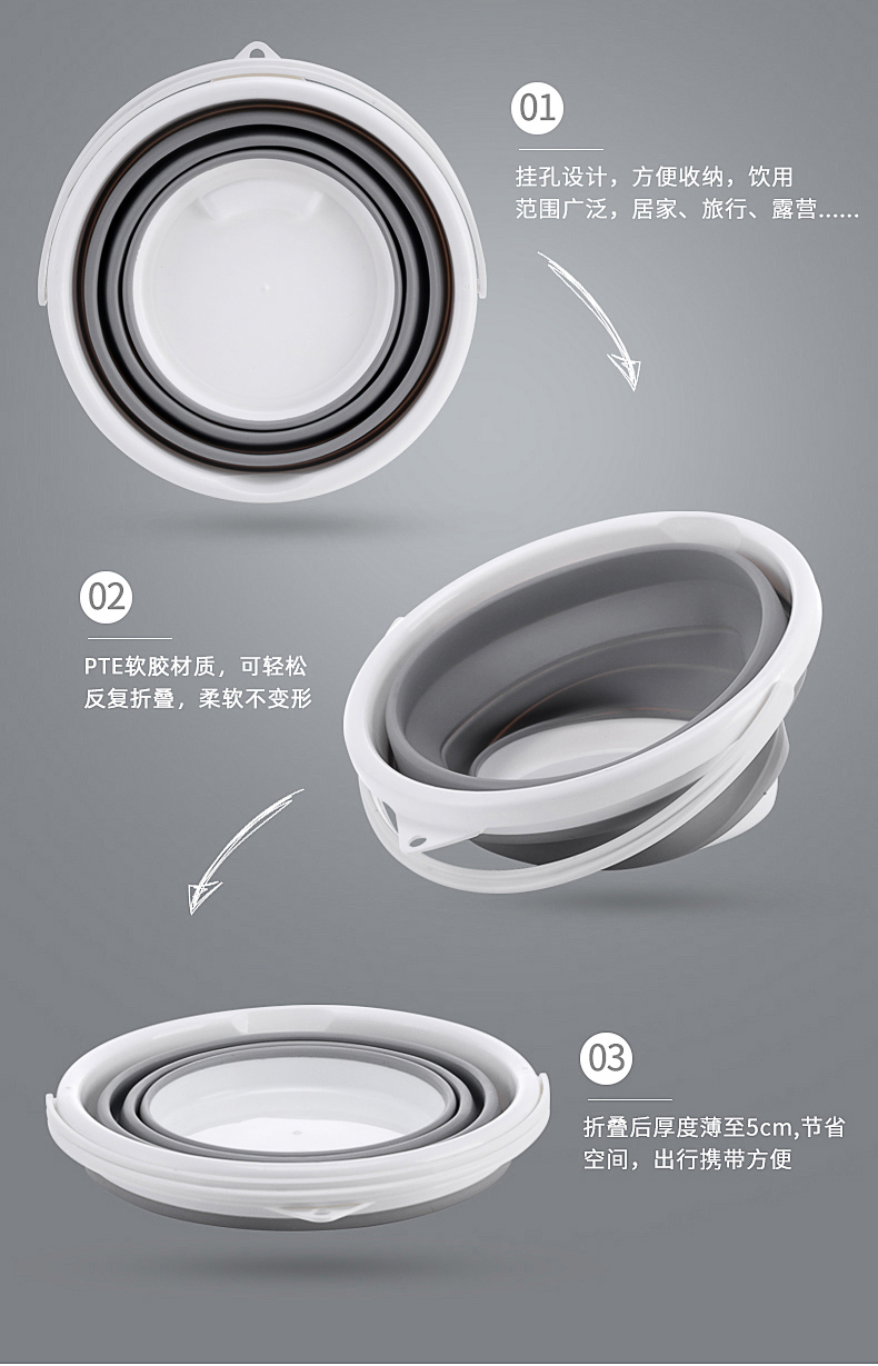 Bồn Ngâm Chân Gấp Gọn Tiện Dụng Cho Hoạt Động Ngoài Trời | BigBuy360 - bigbuy360.vn