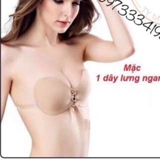 Áo bra dán nâng ngực ,rút dây tạo khe ngực có dây
