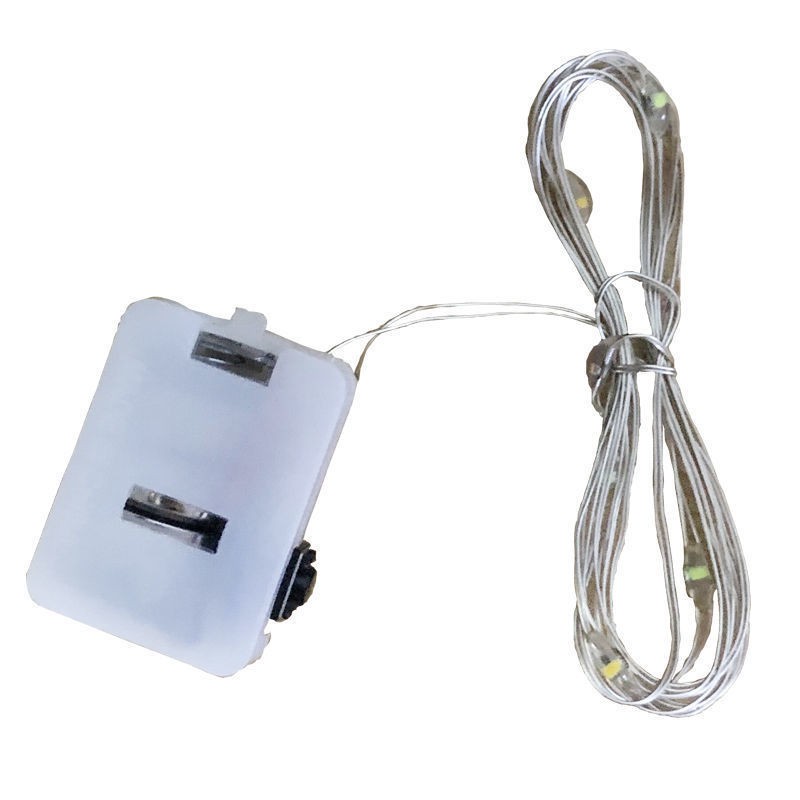 Dây đèn đom đóm 3 mét, 2 mét nhấp nháy sử dụng 3 pin PR44, sản phẩm đã bao gồm pin