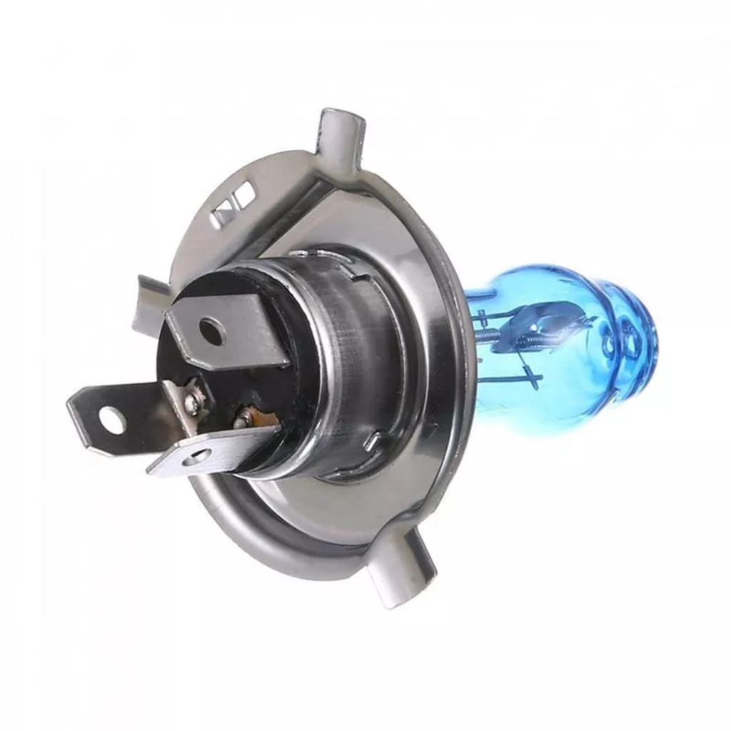 Hộp 2 bóng đèn pha Xenon ô tô siêu sáng H4 100W HOD 6000K dành cho xe hơi sáng trắng mẫu mới