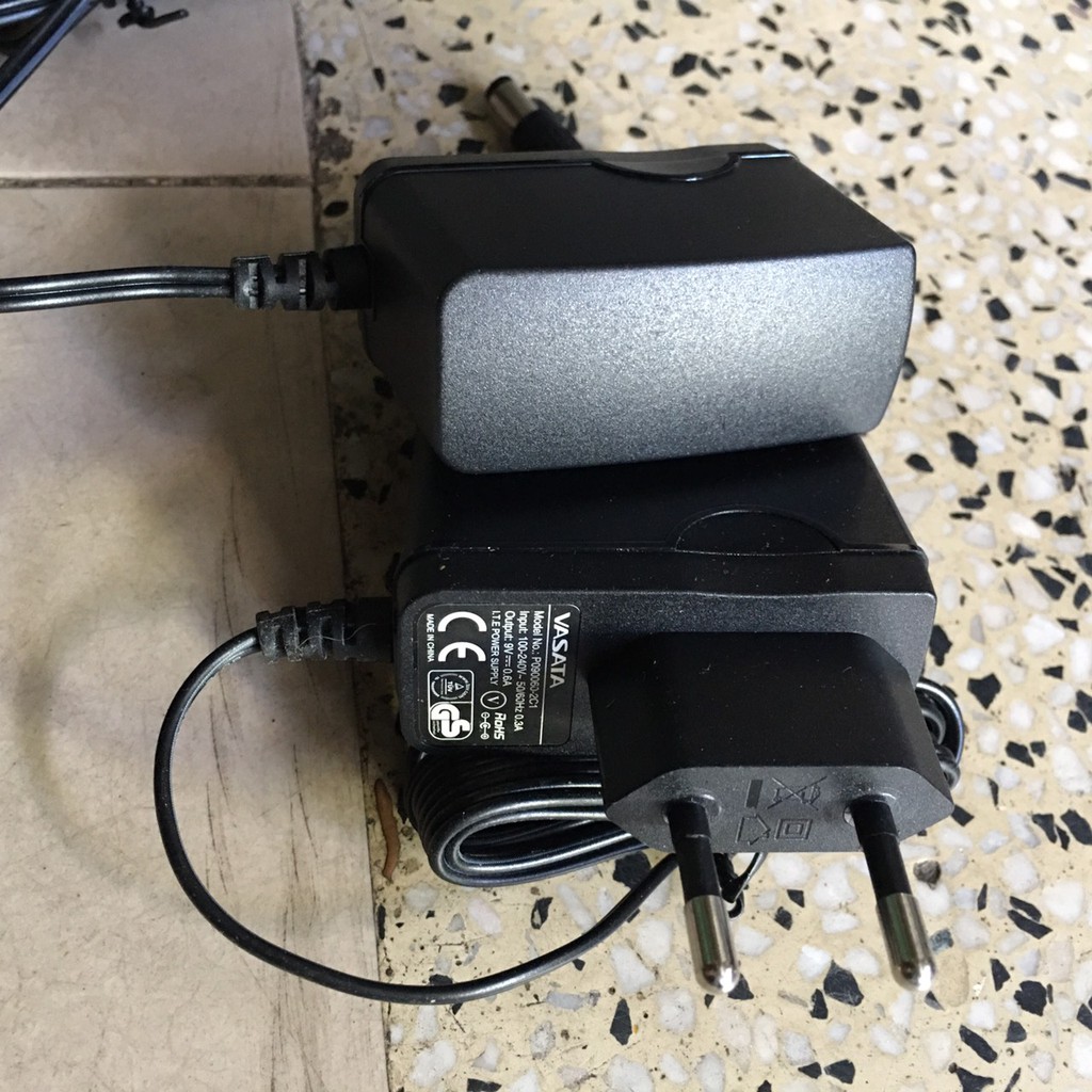 ADAPTER Sạc 9V-0.6A ZIN cục nguồn