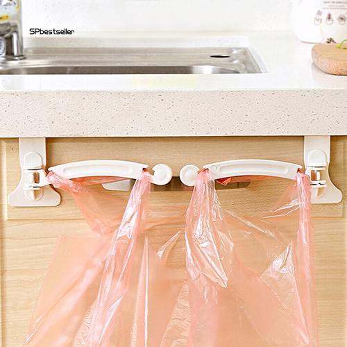 Giá treo bao đựng rác có móc kẹp chất liệu nhựa ABS kích thước 16.5cmx3cmx8.5cm