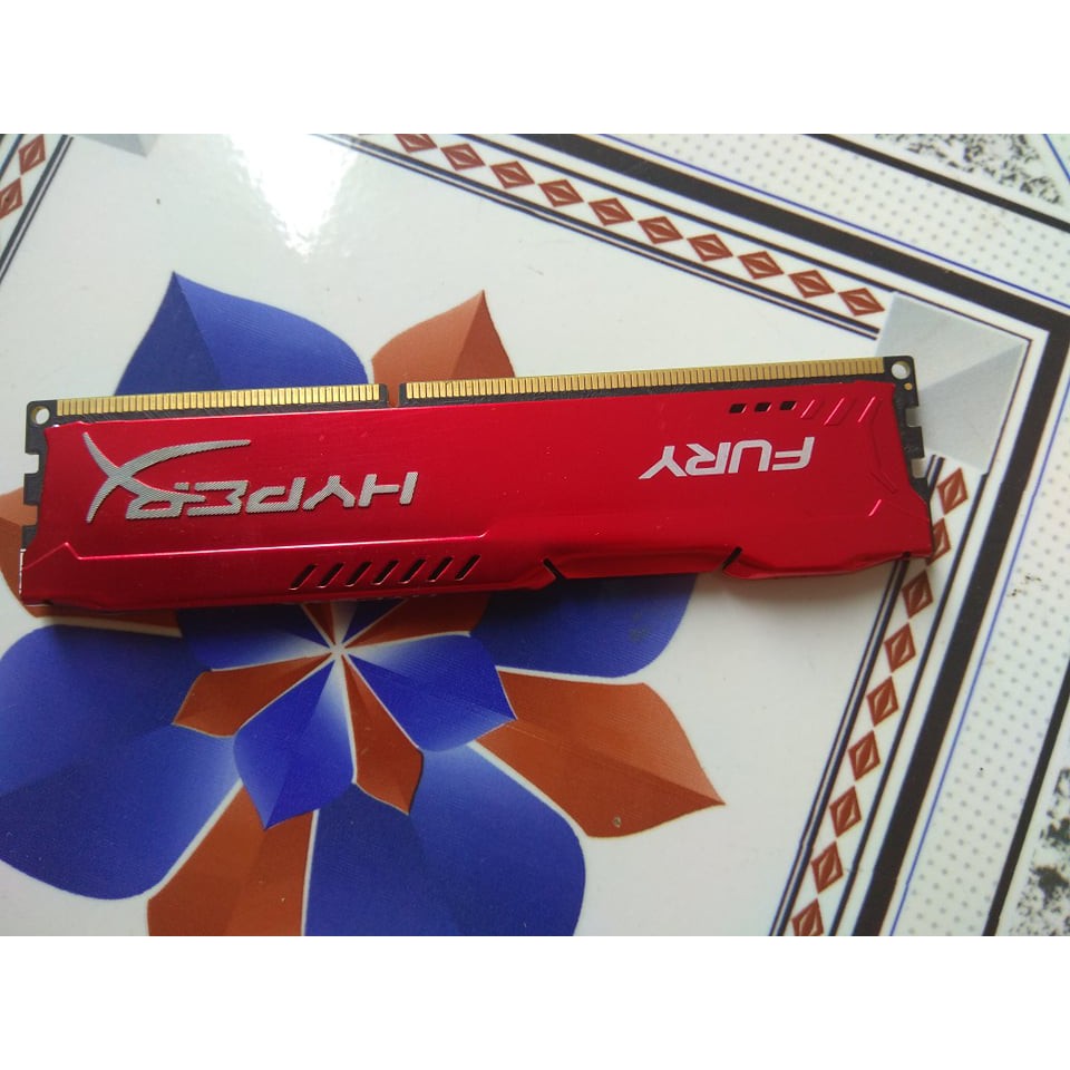 RAM Kingston HyperX Fury 8GB (1x8GB) DDR3 Bus 1600Mhz-Blue (Tản Nhôm) lỗi