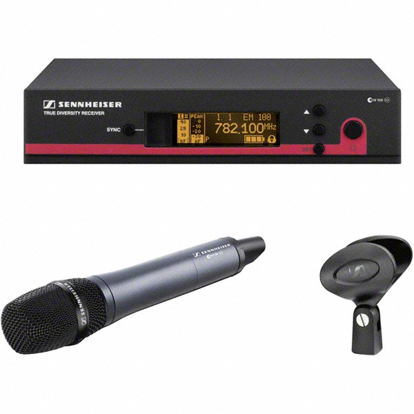 Micro không dây Sennheiser EW135 G3 - Hát karaoke hay. Micro nhẹ, hút âm tốt