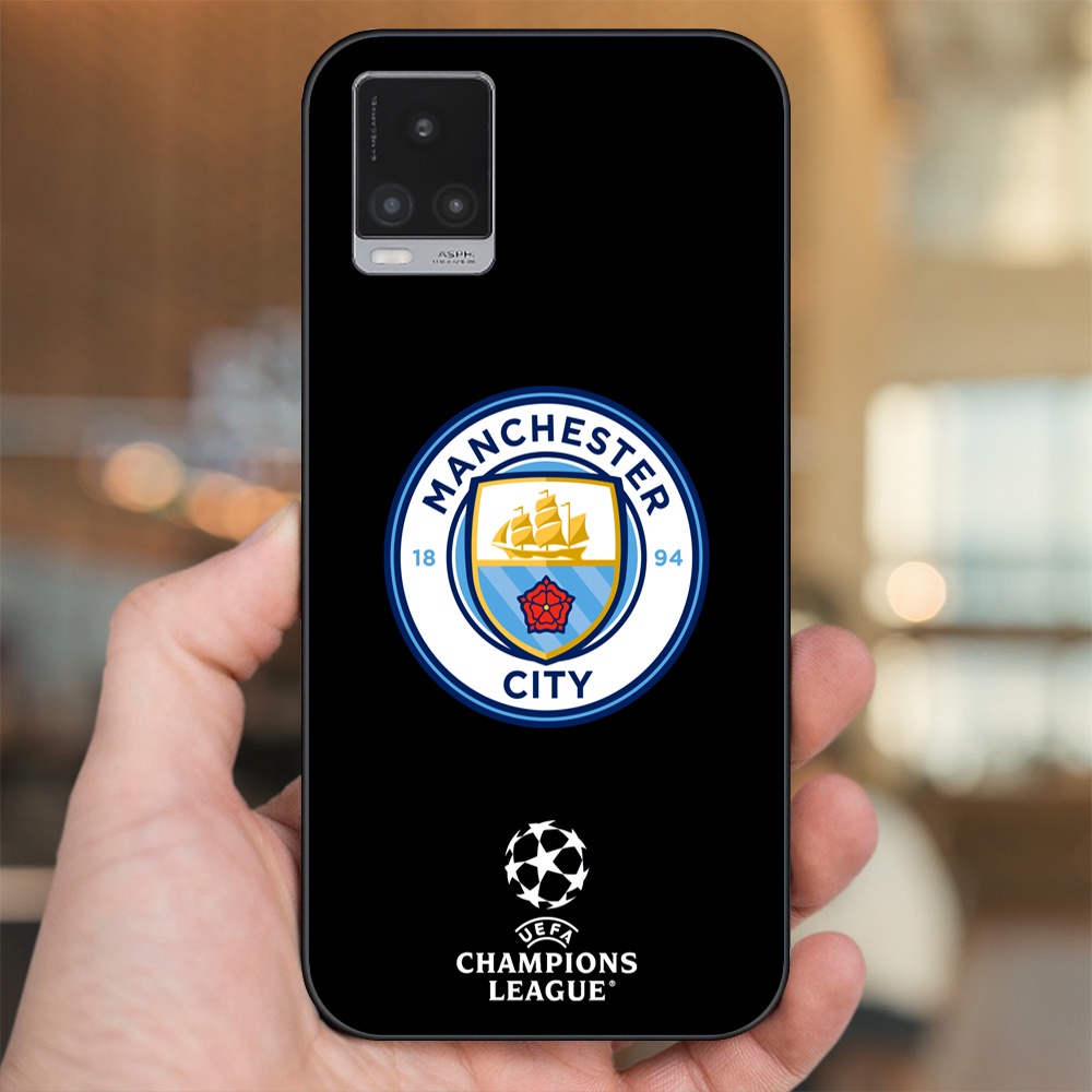 Ốp lưng Vivo V20 viền đen in hình Manchester City MC