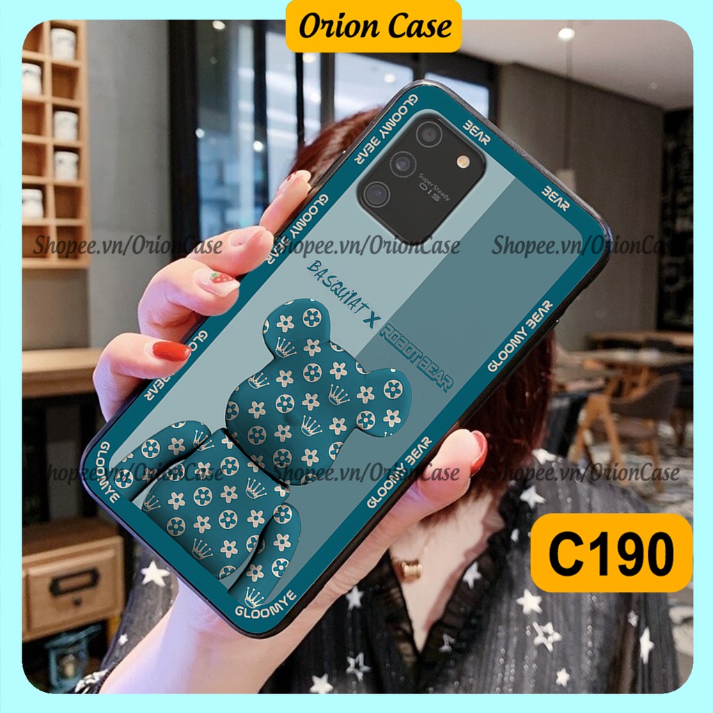 Ốp lưng Samsung S10 Lite in hình bearbrick 3D thời trang, cá tính. ốp chống sốc, bền đẹp