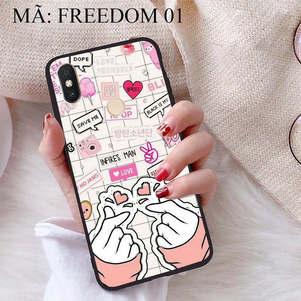 Ốp lưng Xiaomi Redmi S2 viền dẻo TPU BST Phong Cách Freedom