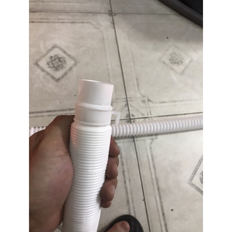 Ống thoát nước 2m - Dây xả lò xo dùng cho máy giặt (co giãn từ 0,6m - 2m)