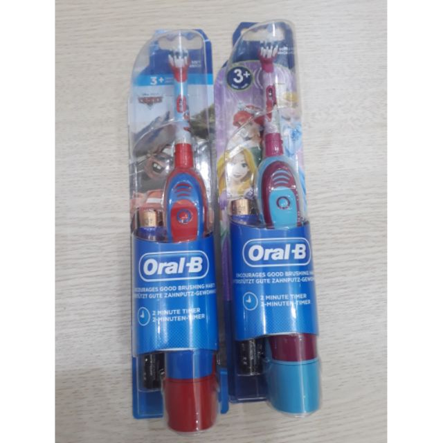 BÀN CHẢI ĐÁNH RĂNG ORAL-B CHẠY BẰNG PIN DÀNH CHO TRẺ EM - hàng Đức xách tay