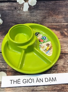 Thanh lý nghỉ bán Khay ăn dặm BLW TRÒN Nhật Bản