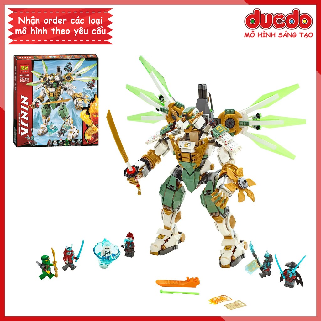 7688 LRI 11331 Lắp ghép Ninjago siêu robot Titan Mech của Lloyd - Đồ chơi Xếp hình Mô hình Ninja 70676 BLA